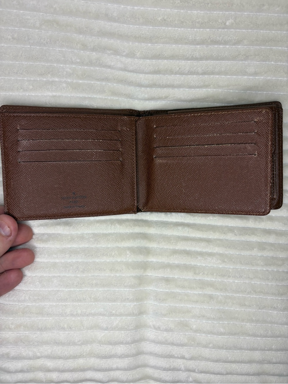 Authentic Louis Vuitton Monogram Bifold Wallet Brown Canvas Leather Coin Pocket - Picture 7 of 16
